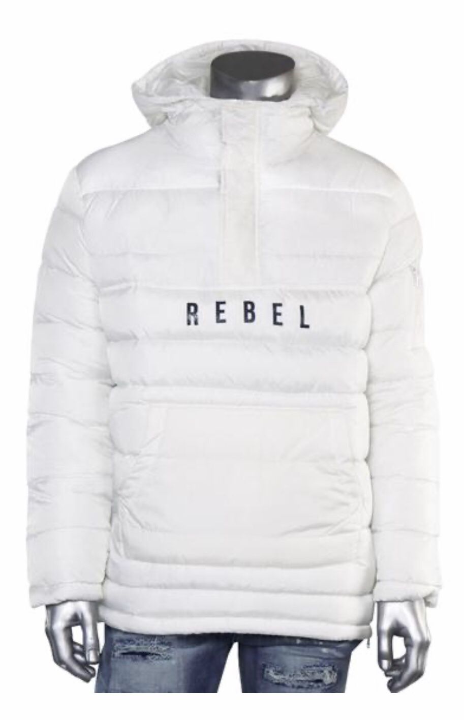White Bubble Hoodie Jacket / Coat