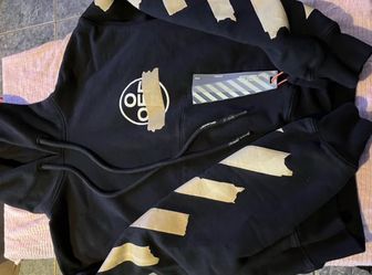 Off-White Black Tape Arrows Hoodie