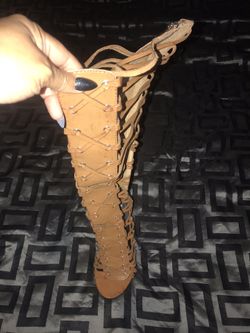 Ashley Stewart Boots- Size 10. Brown thigh high boots!! Never worn