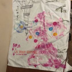 Eiffel Tower Paris towel 