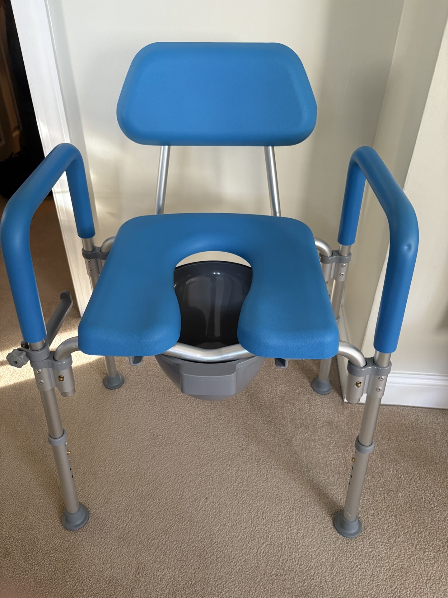 Bedside Commode W/Toilet