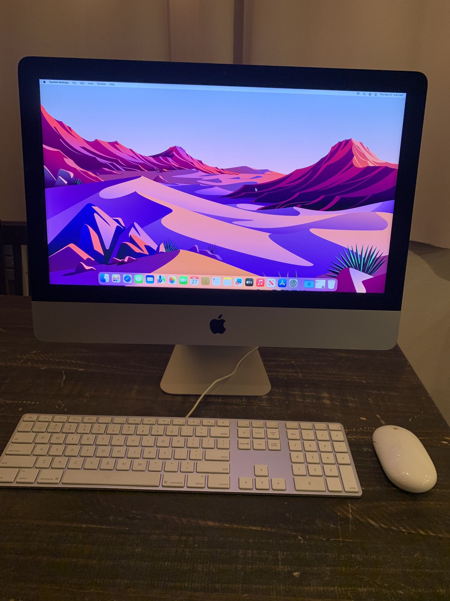 2017 Apple iMac 21.5-inch Retina 4K Display 3ghz Quad Corei5 Intel 8gb Ram 1tb HDD With Wireless Mouse And Wired Keyboard 