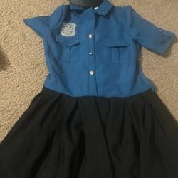 Halloween Costume Cop Child Size Medium 8/10