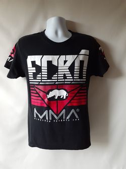 Ecko Unltd MMA men's black graphic short sleeve t-shirt size S