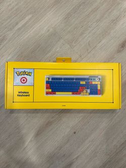 Pokémon X Target wireless keyboard & caps