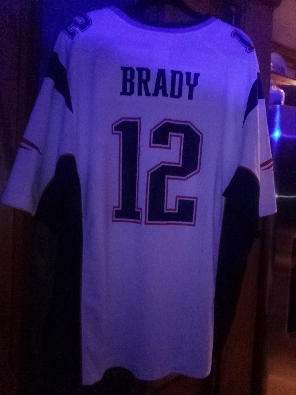 Superbowl #52 New England Patriots #12 Tom Brady Official Superbowl Jersey