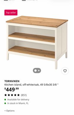 Kitchen island from ikea