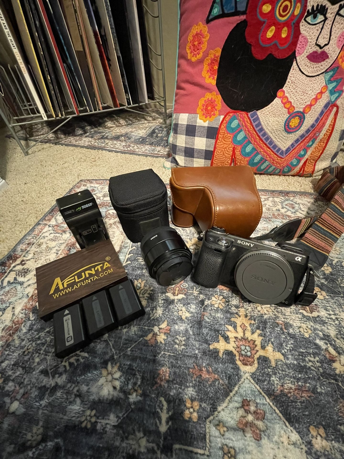 Sony Mirrorless Camera With Accessories