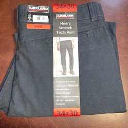 Kirkland 34X30 Men’s Stretch Tech Pant ** (70)