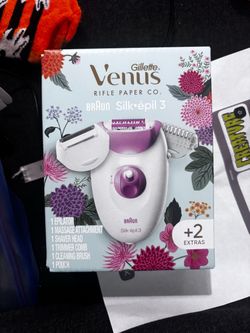 Braun Silk-épil 3 x Gillette Venus Rifle Paper Co. Edition