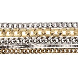 Jenny bird multi tone chains bracelet