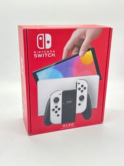 Nintendo Switch OLED Model HEG-001 Handheld Console - 64GB - White