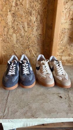 Söfft Women’s Sneakers Size 6.5M – 2 Pair Lot – Blue & Cream/Gold