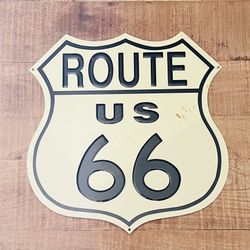 ROUTE 66 Metal Sign