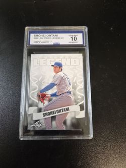 2023 Leaf Prized Legends Shohei Ohtani Gem Mint 10