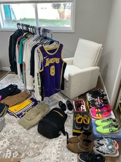 Men’s Clothing Lot Downsizing closet