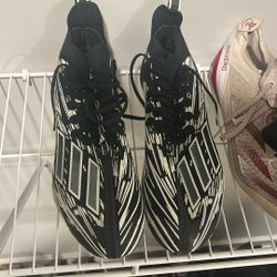 Adidas Glow In The Dark Black Cleats 