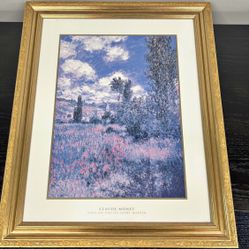 Claude Monet “Path on the Ile Saint Martin” – Framed Art 