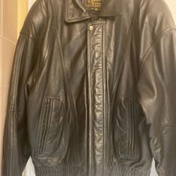 Reed Sportswear Leather Jacket Men’s Size 44