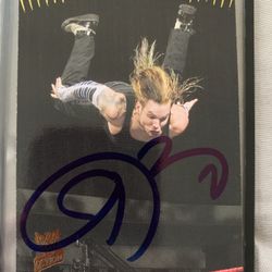 Jeff Hardy Autographed 2006 Wwe Action Card 