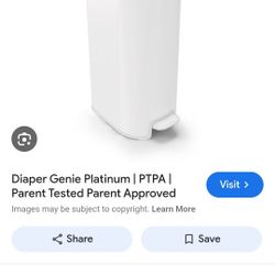 Diaper Genie Platinum - Basically New
