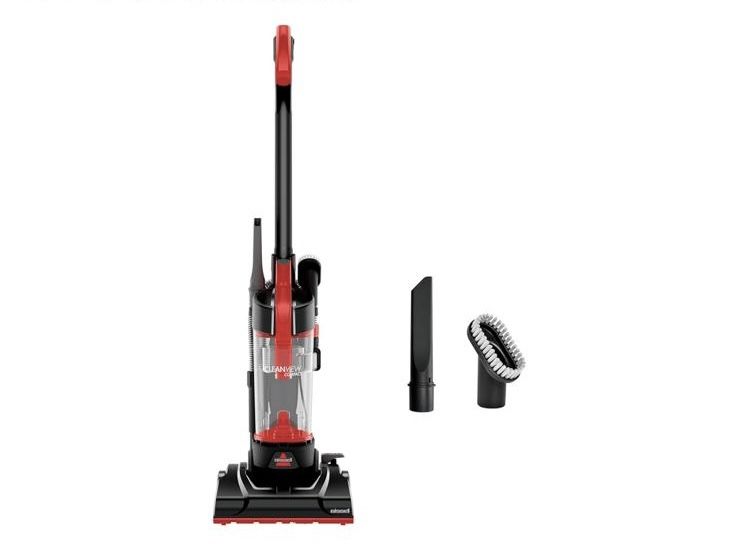 Bissell CleanView Compact Upright Vacuum, Fits in Dorm Rooms & Apartments, Lightweight with Powerful Suction and Removable Extension Wand, 3508