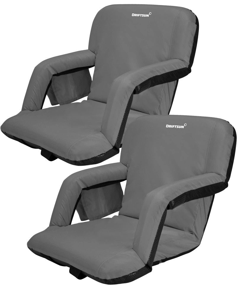 Reclining Stadium Seat Chair. 2 Pack