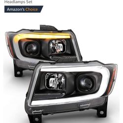 2011-2013 Jeep Grand Cherokee Headlights