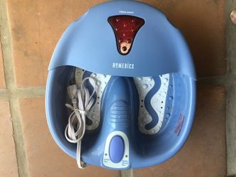Homedics Heated Foot Spa with Massage...(Like New)...