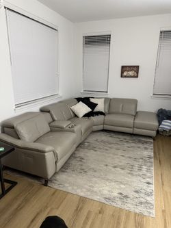 Leather Sectional