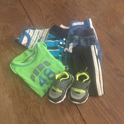 Baby Boys 12 M Lot Puma, PLACE, Garanimals