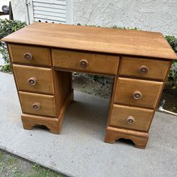 Solid Wood Vintage Desk