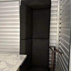 8 Foot Black Couch