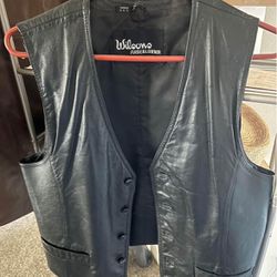 Men Leather Xl Vest 