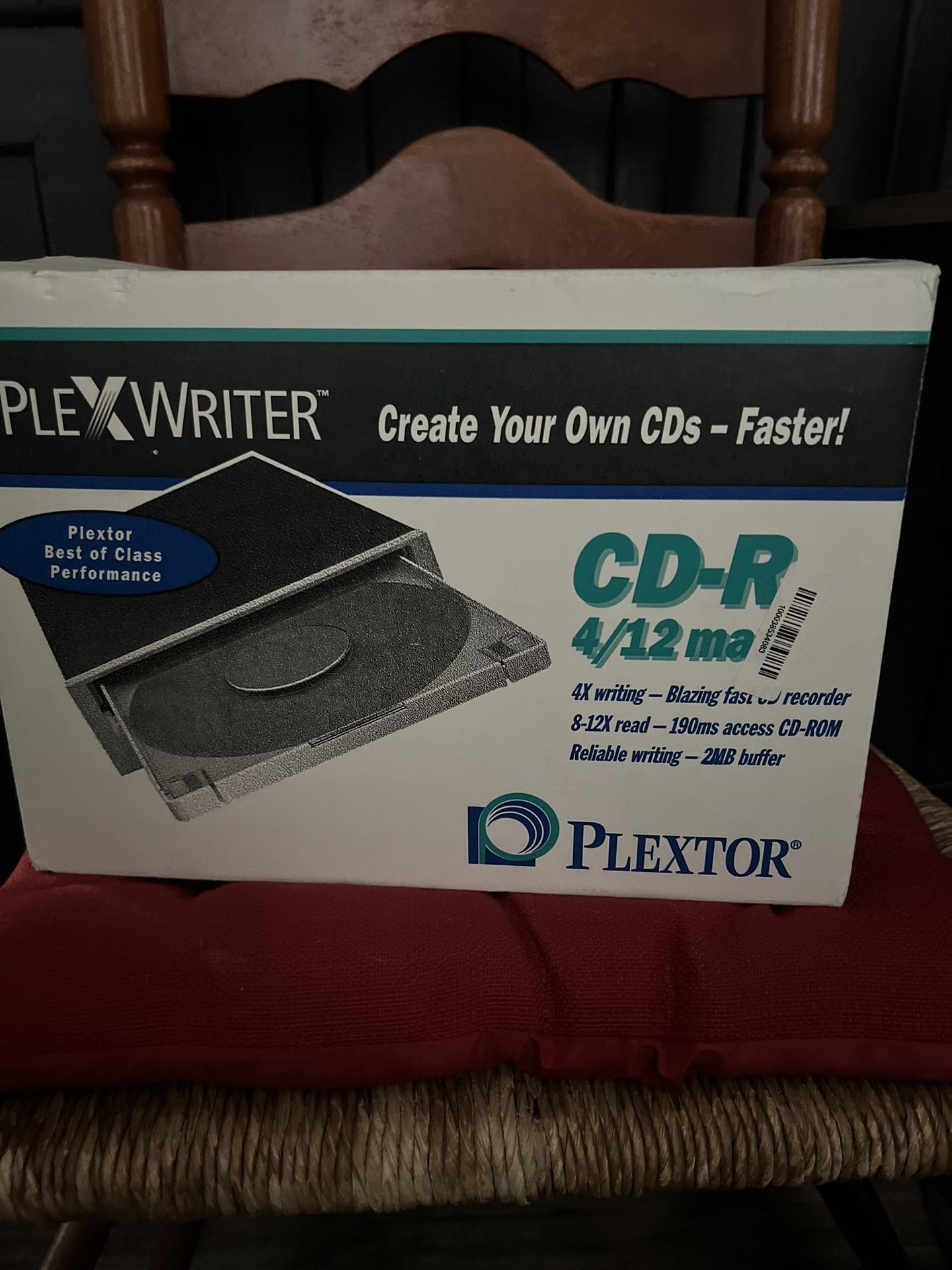 PLEXTOR Plexwriter PX-R412Ci Cd-R - Vintage - NEW!