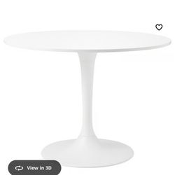 IKEA Docksta White Round Dining Table