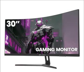 CRUA 30" Curved Gaming Monitor brand new