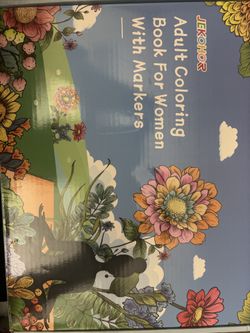 New in box Jekohor adult coloring book for women with markers PUO near Cedar and Shepherd