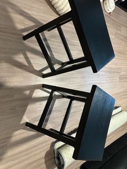 Duo black stools
