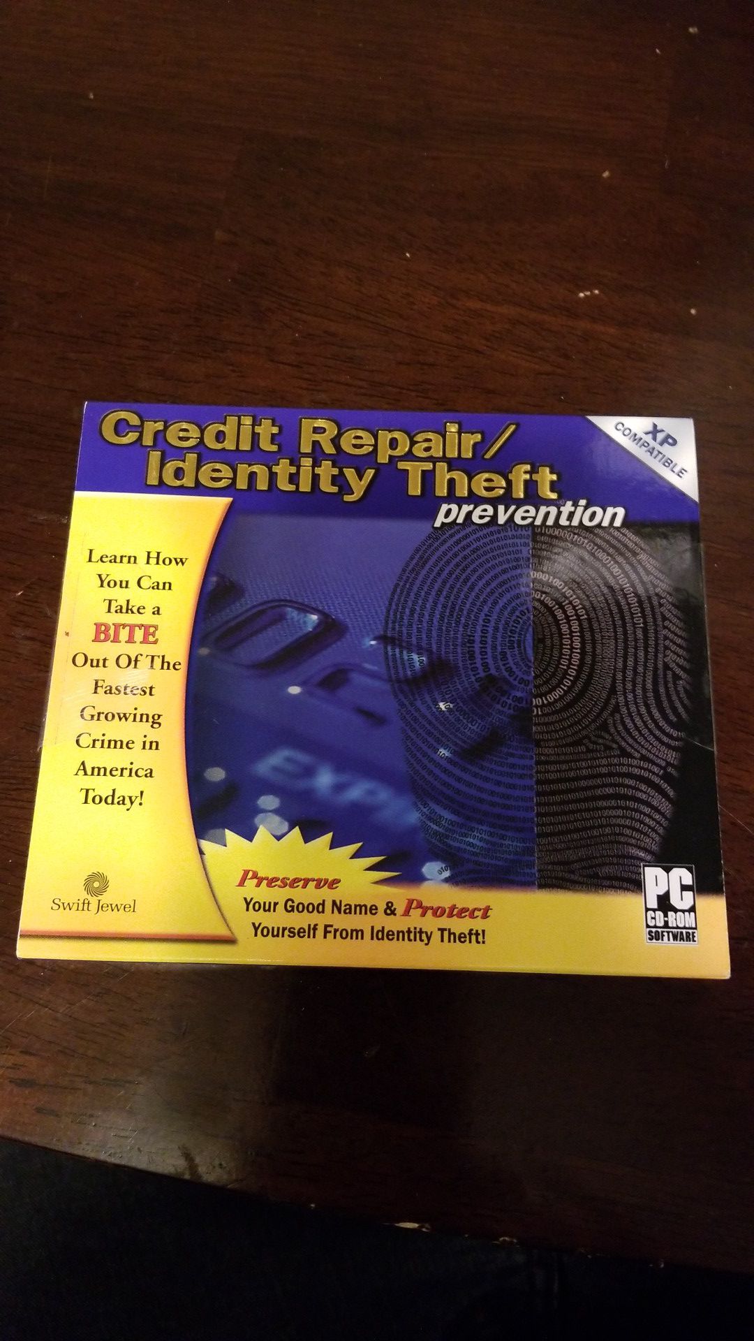 CD software disc - credit repair/identity theft