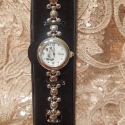 Disney's Mickey Mouse Themed Silver Watch