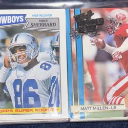 Mystery 50x Count Of Football Cards (Range From 60’s-Present Day)