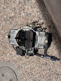Holley double pump carburetor