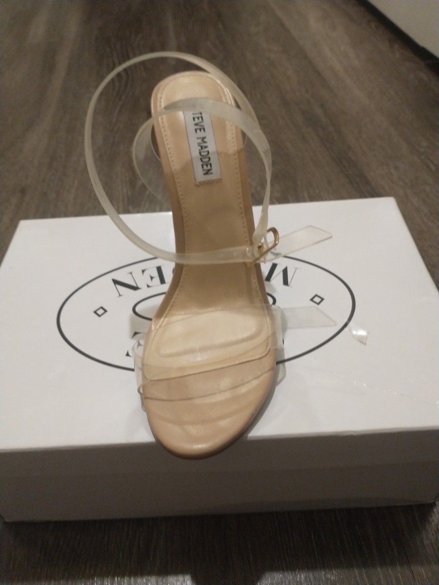 Clear Steve Madden Heels