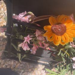 Orange Handcrafted Flower 