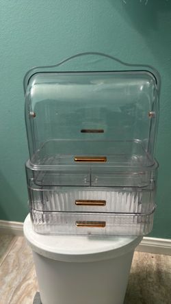 Acrylic make-up beauty supply holder