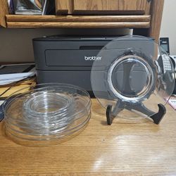 Glass Salad Plates 7.5" Diameter Qty: 5 Mint