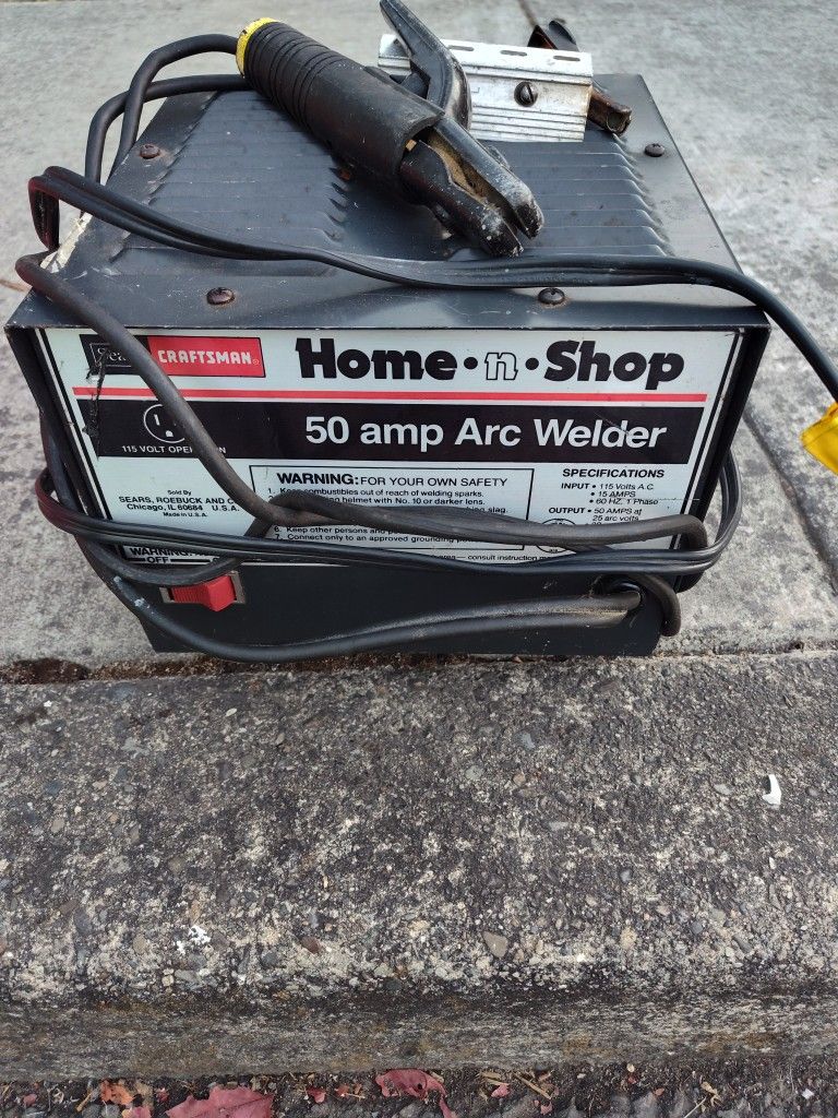 Sears CRAFTSMAN Home N Shop 50 Amp Arc Welder 