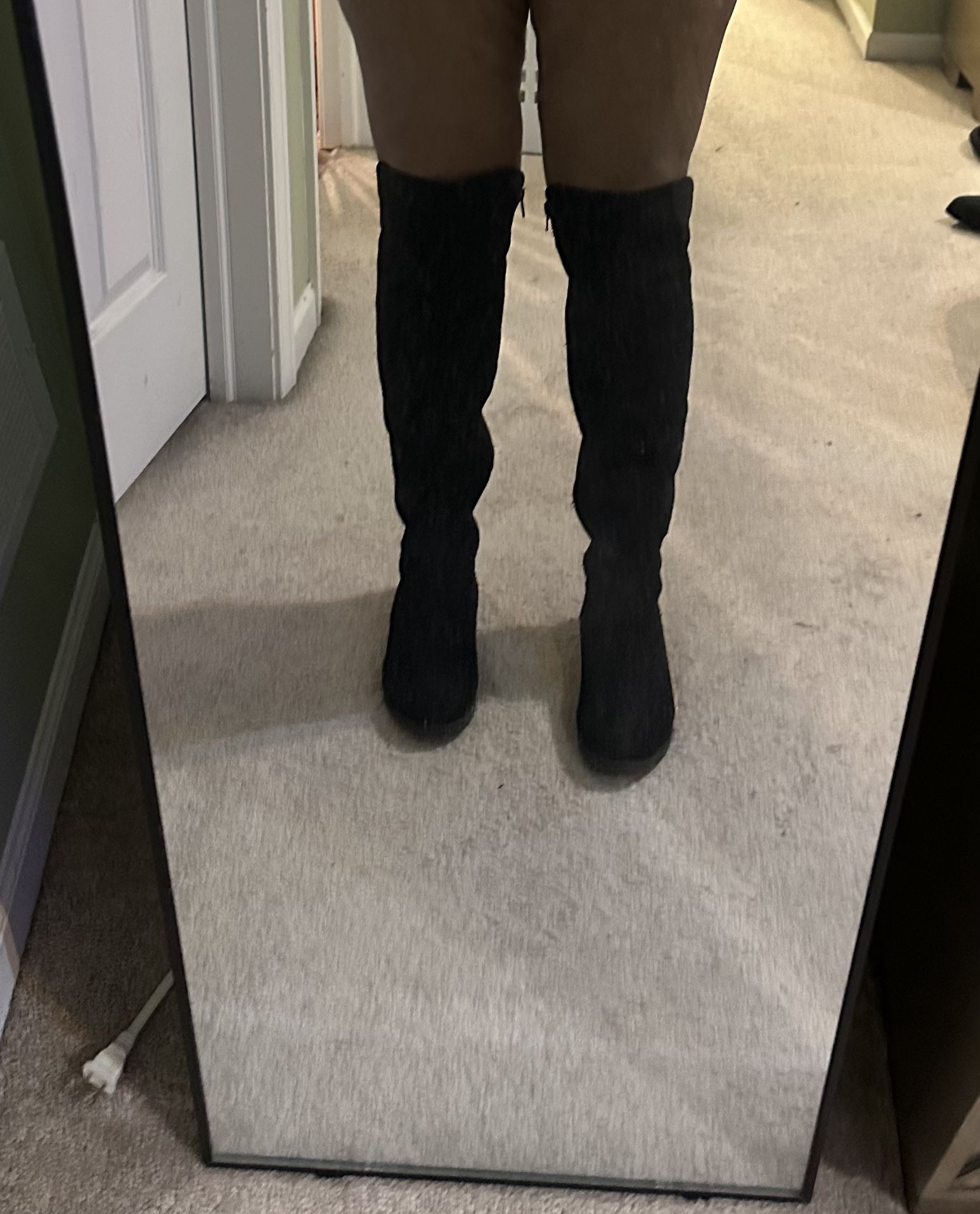 Black Over The Knee Boots