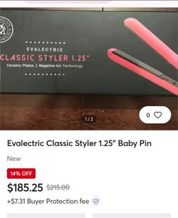 Soft touch hair straightener